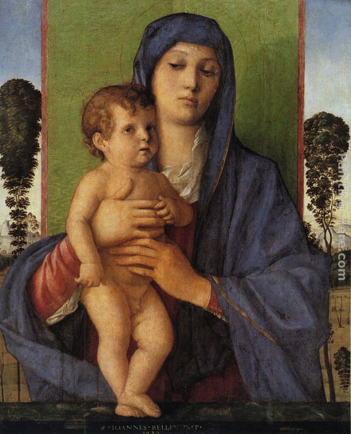 Madonna degli Alberetti painting - Giovanni Bellini Madonna degli Alberetti art painting